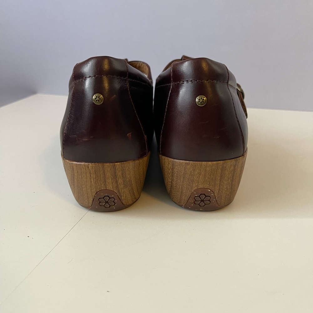 4EurSole 4Ever Mary Jane Mahogany Comfort T Strap Shoe 7M - Picture 11 of 16